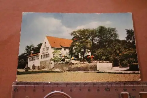 tolle alte  Karte - Hotel , Brauerei und Gaststätte Felsenkeller Lauenau 1960