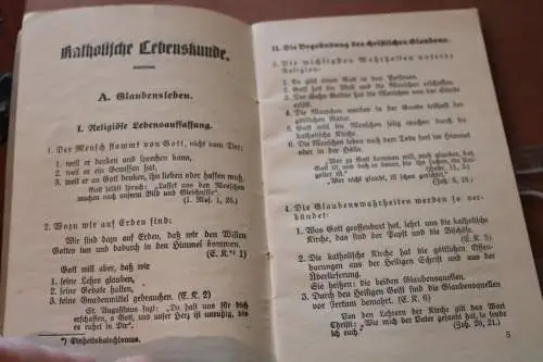 kleines Merkbüchlein für den katholischen Religionsunterricht - Passau 1930