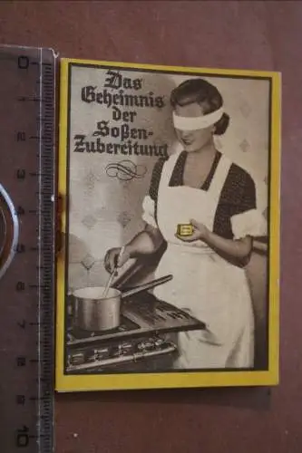 zwei alte Werbeartikel - Knorr Suppen und Knorr Soßen - 30-40er Jahre ??