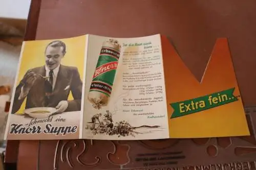 zwei alte Werbeartikel - Knorr Suppen und Knorr Soßen - 30-40er Jahre ??