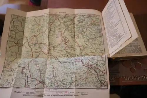 tolles altes Buch - Griebens Reiseführer Band 2 Harz  - 1914-15 + Quittungen