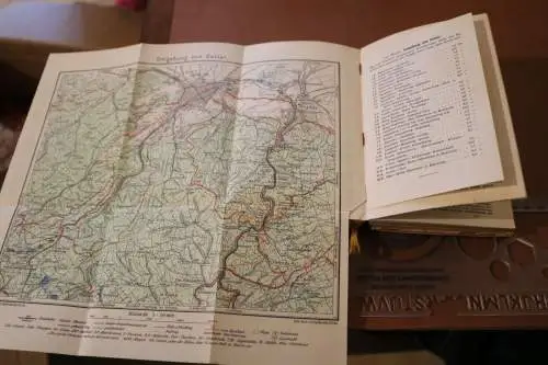 tolles altes Buch - Griebens Reiseführer Band 2 Harz  - 1914-15 + Quittungen