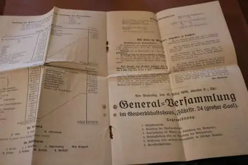alter Geschäftsbericht - Allg. Konsum-Vereins für Kiel und Umgegend 1908