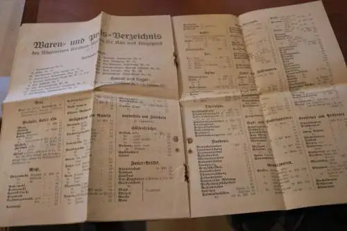 alter Geschäftsbericht - Allg. Konsum-Vereins für Kiel und Umgegend 1908