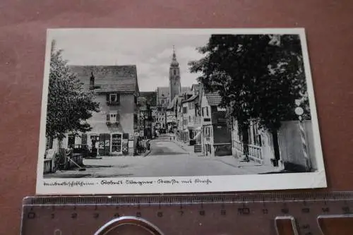 tolle alte  Karte   Tauberbischofsheim  Robert Wagner Strasse 1939