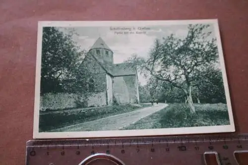 tolle alte  Karte  Schiffenberg bei Gießen - Partie bei der Kapelle 1935