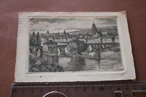 tolle alte  Karte  Frankfurt am Main 1920 