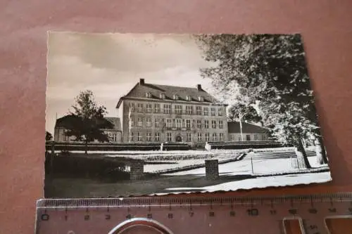 tolle alte  Karte  Dahlmann Schule - Bad Segeberg  1961