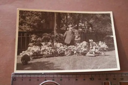 tolles altes Foto - Foto älterer Herr - 75. Geburtstag Barmen 1931