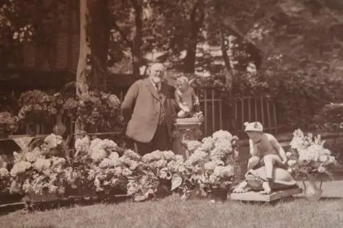 tolles altes Foto - Foto älterer Herr - 75. Geburtstag Barmen 1931