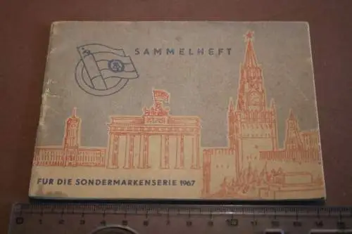 Tolles altes Sammelheft für die Sondermarken 1967 -  DDR