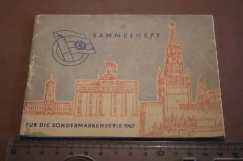 tolles altes Sammelheft für die Sondermarken 1967 -  DDR 