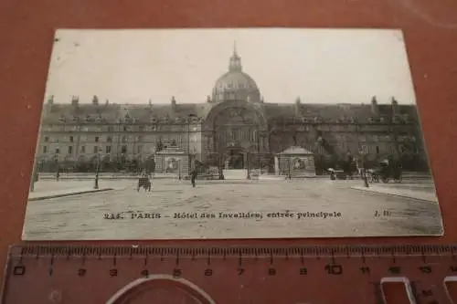tolle alte Karte  Paris - Hotel des Invalides, entrée principale   1903