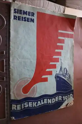 toller alter Reisekatalog Reisekalender - Siemer Reisen 1930 München 