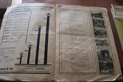 toller alter Reisekatalog Reisekalender - Siemer Reisen 1930 München 