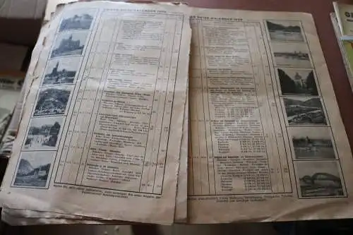 toller alter Reisekatalog Reisekalender - Siemer Reisen 1930 München 
