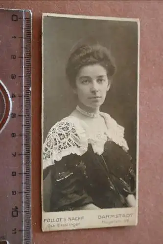 Tolles altes CDV Foto - Portrait einer hübschen Frau - Darmstadt