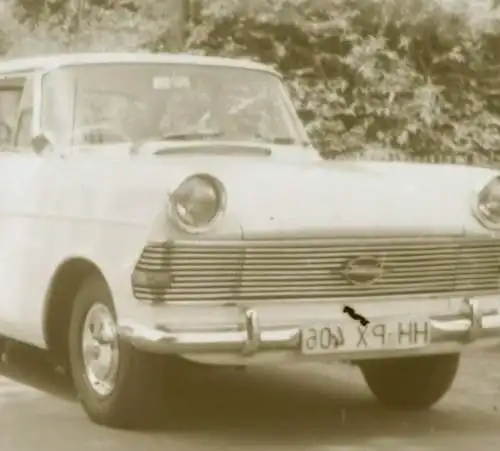 zwei tolle alte Negative - Oldtimer Opel   50-60er Jahre