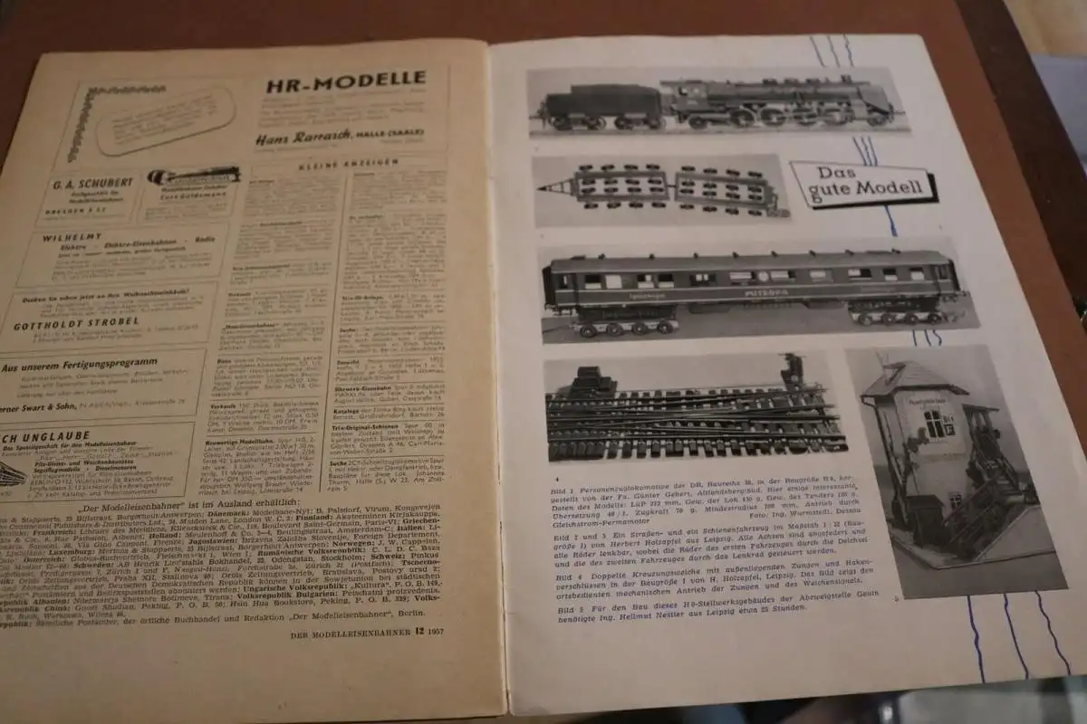 altes Heft - Der Modelleisenbahner Fachzeitschrift  Dezember 1957