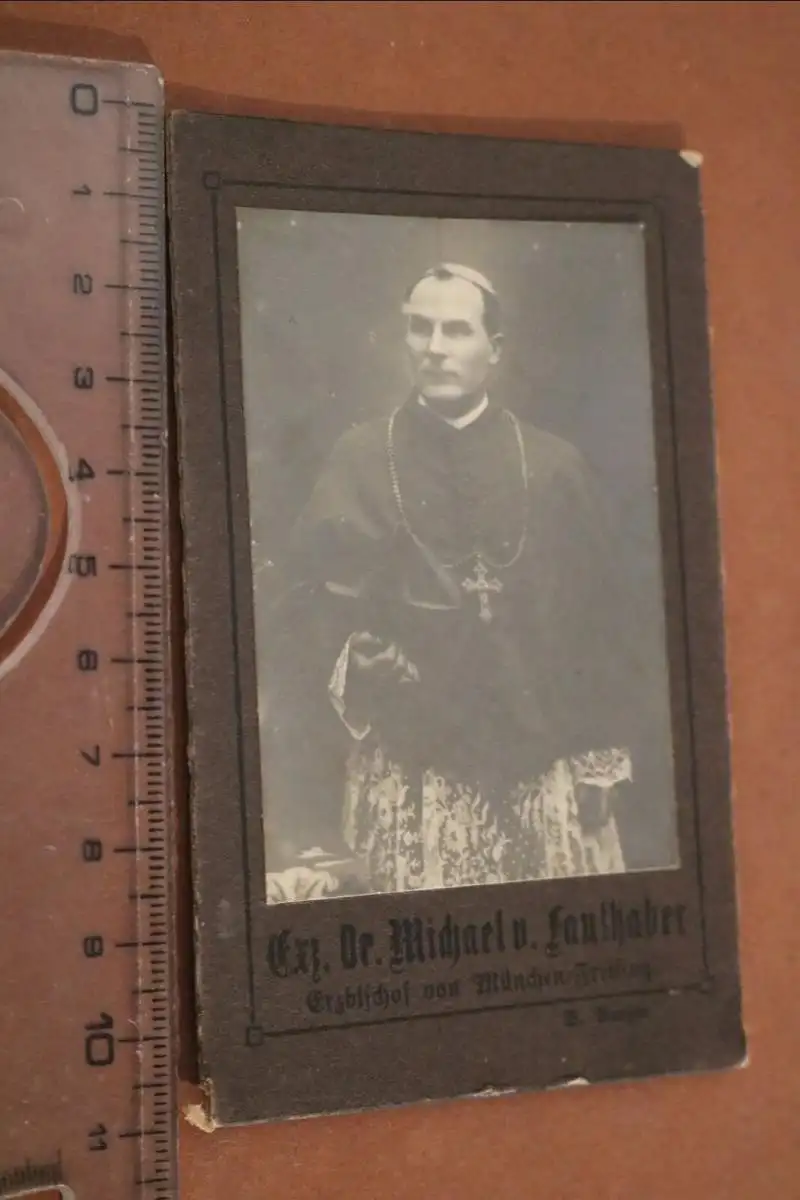 altes CDV-Foto Kardinal Michael von Faulhaber 1910-20 ??