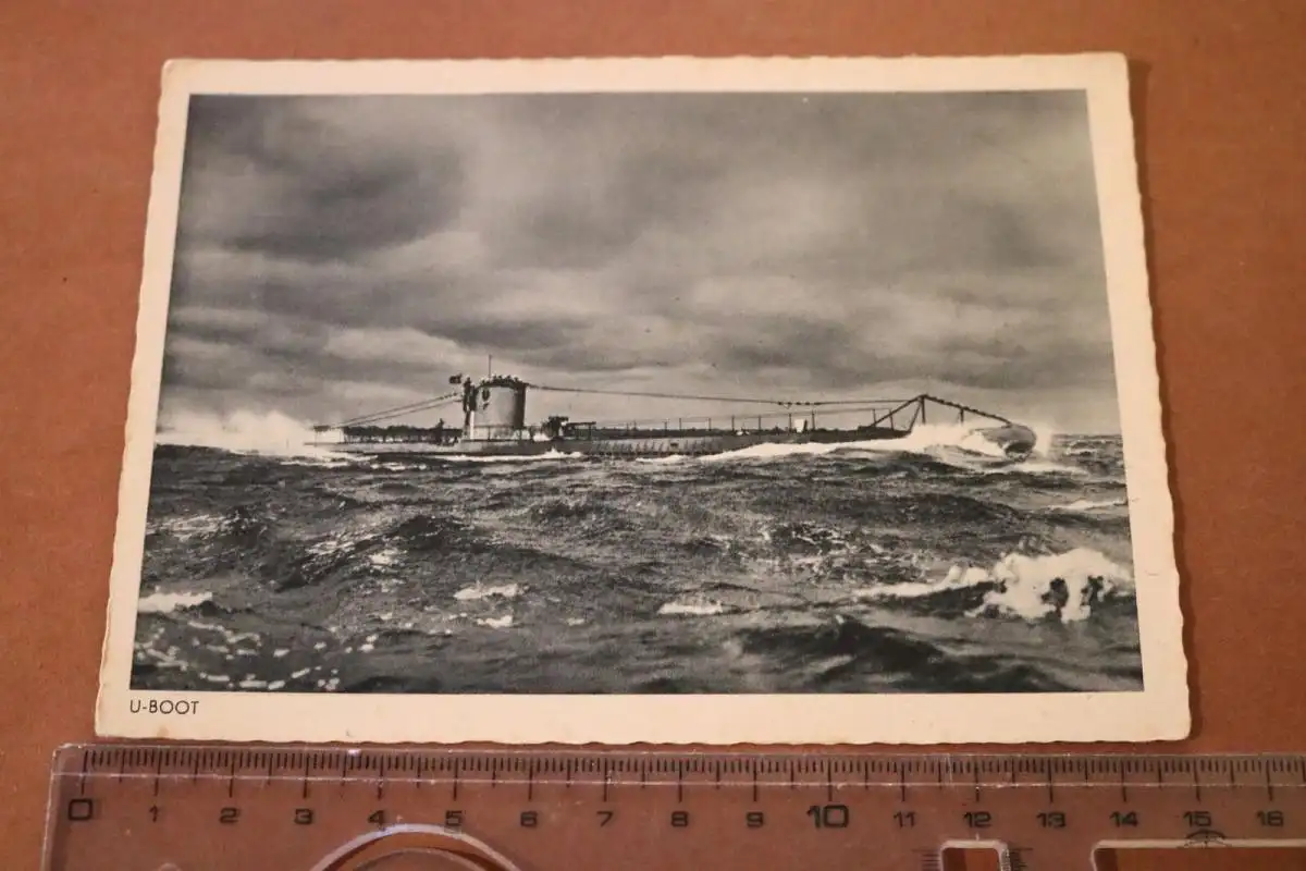 tolle alte Karte - U-Boot   30-40er Jahre