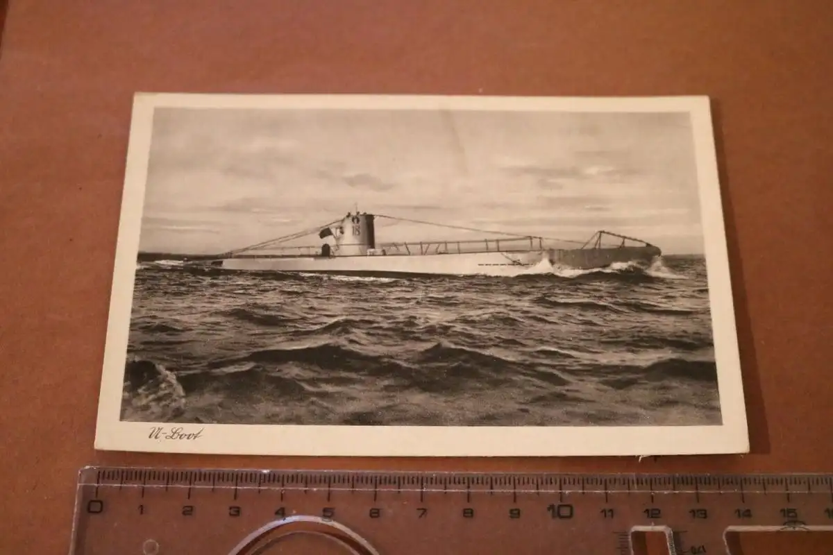 tolle alte Karte - U-Boot   Deutsche Reichsmarine  30er Jahre 