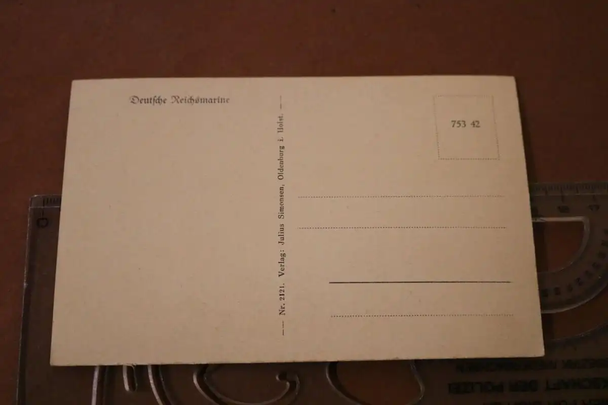 tolle alte Karte - U-Boot   Deutsche Reichsmarine  30er Jahre