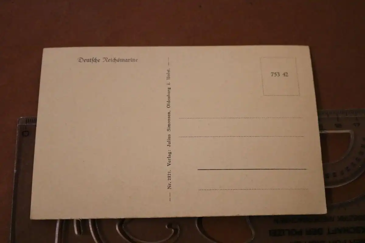 tolle alte Karte - U-Boot   Deutsche Reichsmarine  30er Jahre 