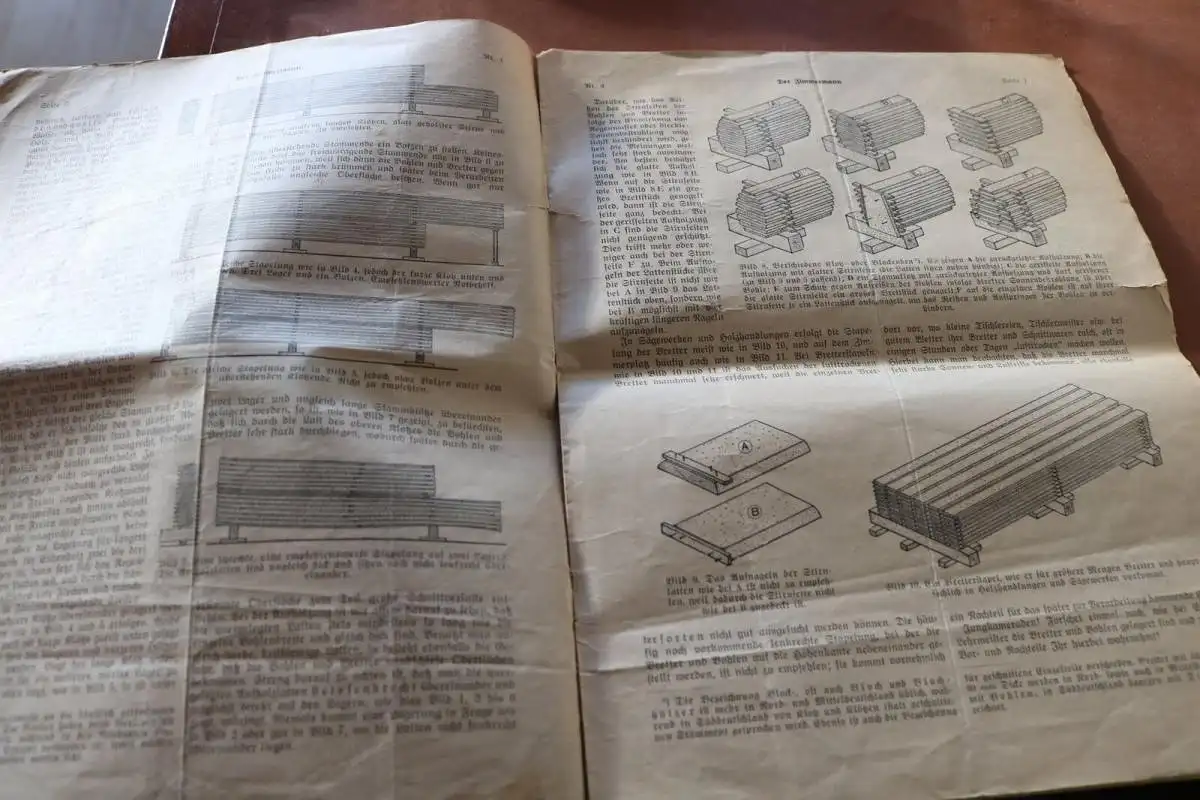 alte Zeitschrift - Der Zimmermann - Fachkost für junge und alte .. 1936