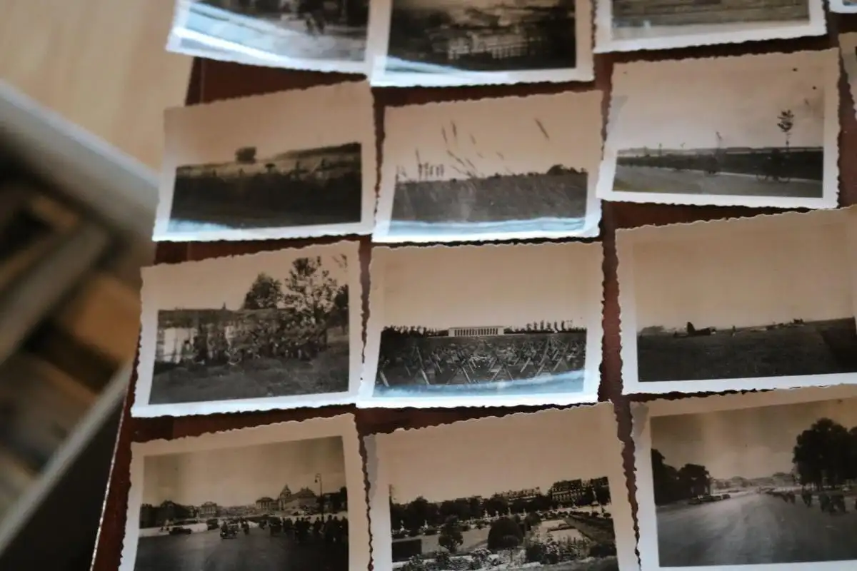 38 alte Fotos - Soldaten - frz. Gefangene - Paris - Frankreich 