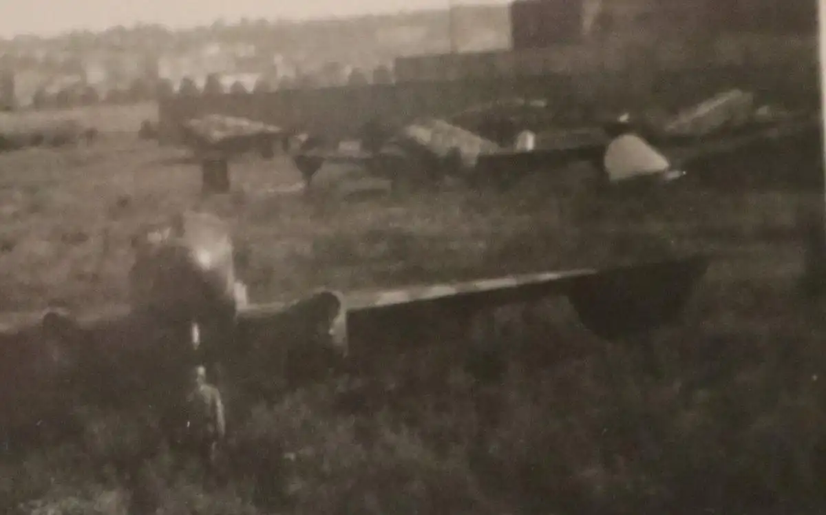 altes Foto - Flugzeuge - Flugplatz Paris ??? 1940