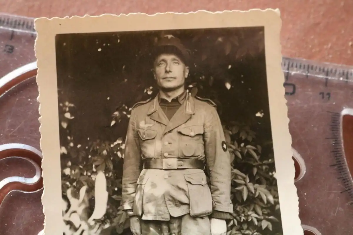 altes Foto - Portrait eines Soldaten - Südfront 