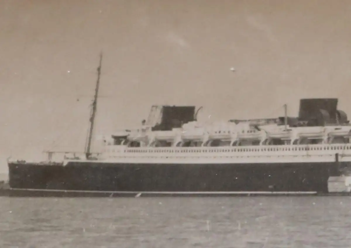 tolles altes Foto - Passagierdampfer - Europa ??? 30-40er Jahre 