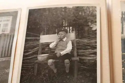 tolles altes Album 101 Fotos - Familie, Kinder, Soldaten - 1910-1960 ca.