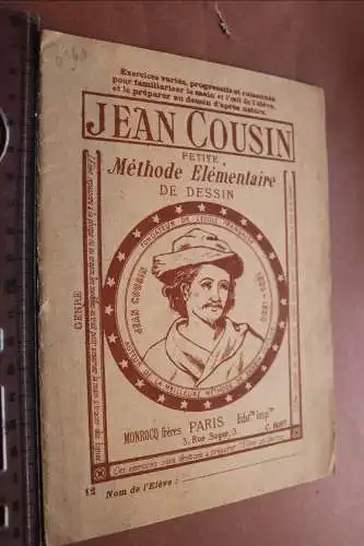 altes Lernheft Zeichnen ? Jean Cousin Méthode Elémentaire - Alter ????