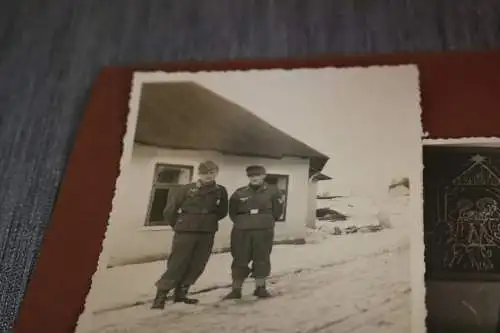 sechs tolle alte Fotos - vers Gruppen Soldaten