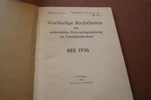 altes Heft - vorläufige Richtlinien einheitliche Entwurfgestaltung Landstraßenba