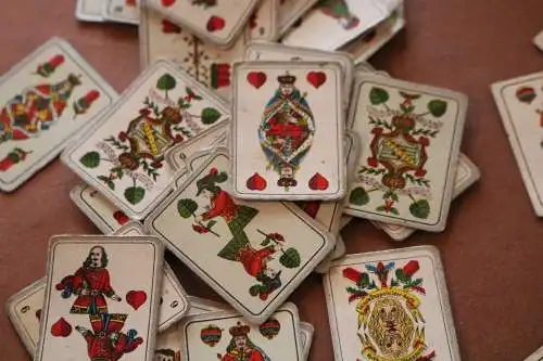 drei Minitaur-Kartenspiele -  Rimatti Privat Sachsengold  - 20-40er Jahre ? unvo