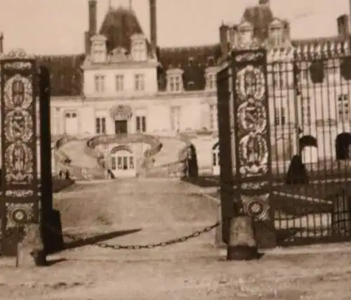 altes Foto -  Palais de FONTAINEBLEAU  Frankreich 40er Jahre