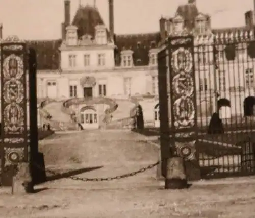 altes Foto -  Palais de FONTAINEBLEAU  Frankreich 40er Jahre 