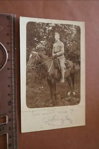 tolles altes Foto - Soldat KuK ??? 20er Jahre ?? Kavallerie - Decke 170 - 1917