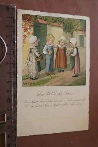alte Karte Künstlerkarte ? Kitschkarte ? Das Urteil des Paris - 1928