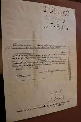 alte Aktie - United Printers and Publishers 1951