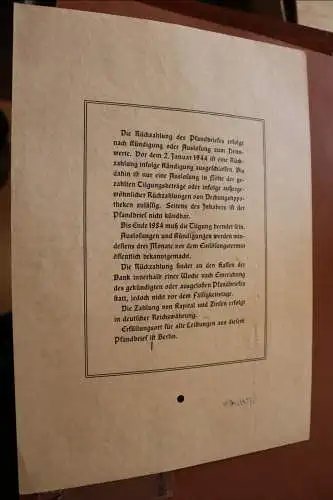 alter Hypothekenpfandbrief 100 RM - Deutsche Centralbodenkredit-AG  1937 (3)