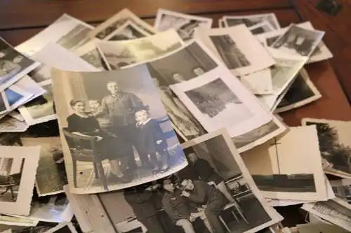 220 alte Fotos Soldaten - vers. Einheiten - West Ostfront usw.