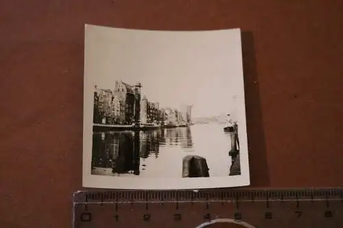 tolles altes Foto - Hafen von Danzig - 30-40er Jahre