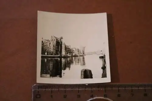 tolles altes Foto - Hafen von Danzig - 30-40er Jahre 