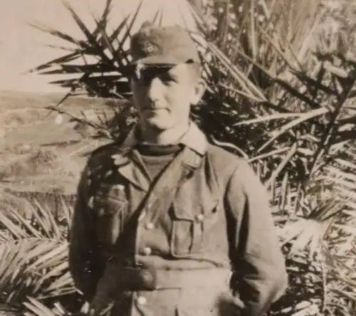 altes Foto - Portrait Soldat Uniform Südfront 