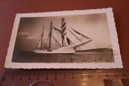 tolles altes Foto Segelschulschiff Niobe ???   Kiel 1927