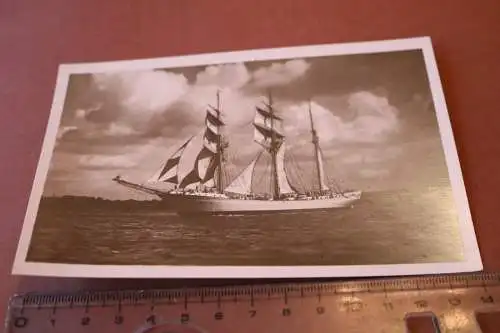 tolle alte Karte - Segelschulschiff Niobe 